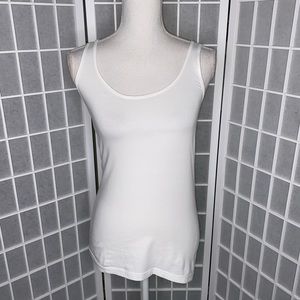 Old Navy white fitted tank top small
